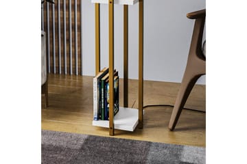 Gulvlampe Ratmompe (Hyllehøyde: 60 cm) Gull / Hvit 2 - Gull / Hvit 2 - Belysning - Innendørsbelysning & Lamper - Gulvlampe