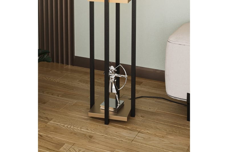 Gulvlampe Ratmompe (Hyllehøyde: 60 cm) Svart / Gull - Svart / Gull - Belysning - Innendørsbelysning & Lamper - Gulvlampe