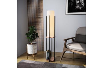 Gulvlampe Ratmompe (Hyllehøyde: 60 cm) Svart / Kobber