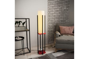 Gulvlampe Ratmompe (Hyllehøyde: 60 cm) Svart / Rød - Svart / Rød - Belysning - Innendørsbelysning & Lamper - Gulvlampe