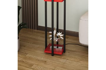 Gulvlampe Ratmompe (Hyllehøyde: 60 cm) Svart / Rød - Svart / Rød - Belysning - Innendørsbelysning & Lamper - Gulvlampe