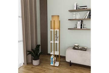 Gulvlampe Ratmompe Lumi (Hyllehøyde: 29 cm) Gull / Hvitt Kobber - Gull / Hvitt Kobber - Belysning - Innendørsbelysning & Lamper - Gulvlampe