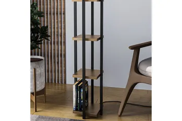 Gulvlampe Ratmompe Lumi (Hyllehøyde: 29 cm) Svart / Gull - Svart / Gull - Belysning - Innendørsbelysning & Lamper - Gulvlampe