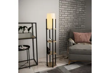 Gulvlampe Ratmompe Lumi (Hyllehøyde: 29 cm) Svart / Gull - Svart / Gull - Belysning - Innendørsbelysning & Lamper - Gulvlampe