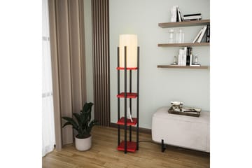 Gulvlampe Ratmompe Lumi (Hyllehøyde: 29 cm) Svart / Rød Beige - Svart / Rød Beige - Belysning - Innendørsbelysning & Lamper - Gulvlampe