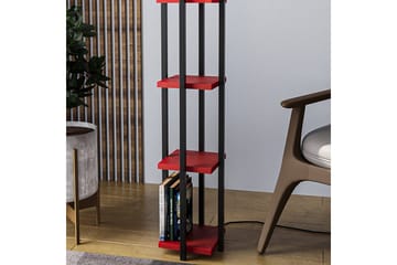 Gulvlampe Ratmompe Lumi (Hyllehøyde: 29 cm) Svart / Rød - Svart / Rød - Belysning - Innendørsbelysning & Lamper - Gulvlampe