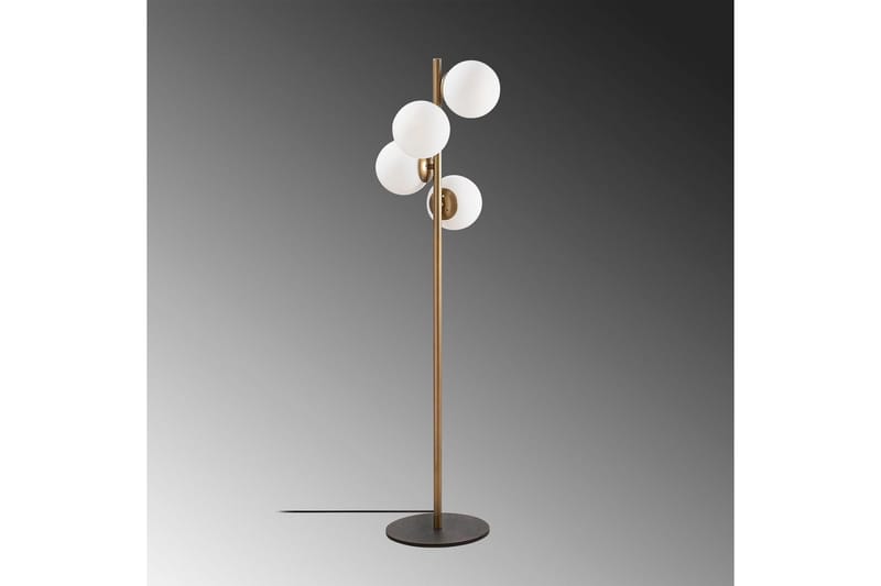 Gulvlampe Rysta Gull - Gull - Belysning - Innendørsbelysning & Lamper - Gulvlampe