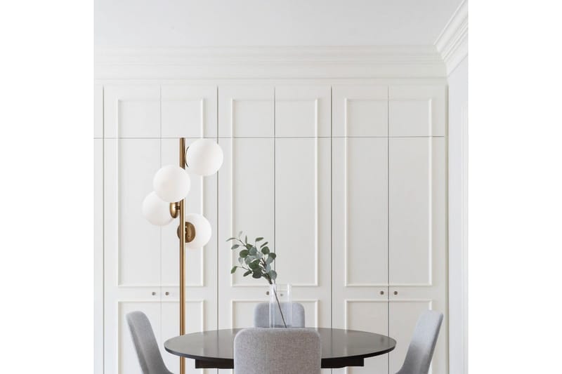 Gulvlampe Rysta Gull - Gull - Belysning - Innendørsbelysning & Lamper - Gulvlampe