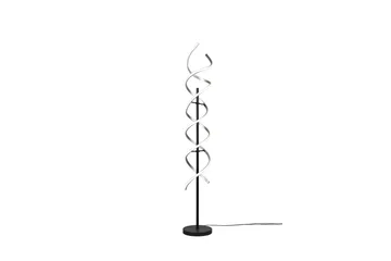 Sequence LED-Gulvlampe Børstet Aluminium/Matt Svart - Trio Lighting - Belysning - Innendørsbelysning & Lamper - Gulvlampe
