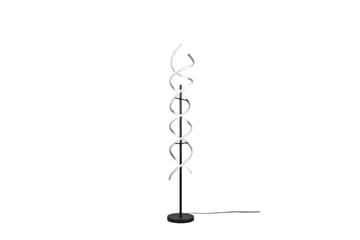 Sequence LED-Gulvlampe Børstet Aluminium/Matt Svart - Trio Lighting - Belysning - Innendørsbelysning & Lamper - Gulvlampe