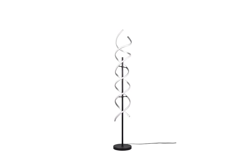 Sequence LED-Gulvlampe Børstet Aluminium/Matt Svart - Trio Lighting - Belysning - Innendørsbelysning & Lamper - Gulvlampe