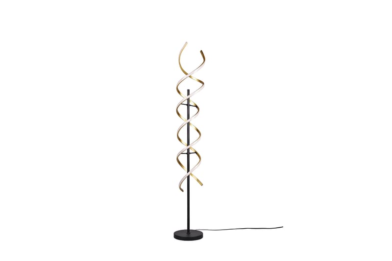 Sequence LED-Gulvlampe Matt Messing/Matt Svart - Trio Lighting - Belysning - Innendørsbelysning & Lamper - Gulvlampe