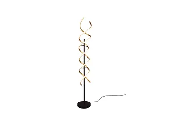 Sequence LED-Gulvlampe Matt Messing/Matt Svart - Trio Lighting - Belysning - Innendørsbelysning & Lamper - Gulvlampe