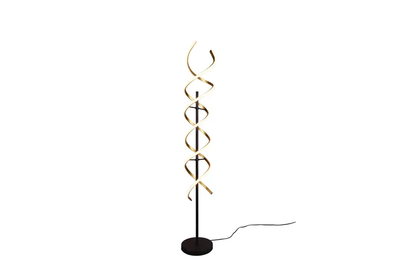 Sequence LED-Gulvlampe Matt Messing/Matt Svart - Trio Lighting - Belysning - Innendørsbelysning & Lamper - Gulvlampe