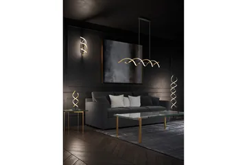 Sequence LED-Gulvlampe Matt Messing/Matt Svart - Trio Lighting - Belysning - Innendørsbelysning & Lamper - Gulvlampe