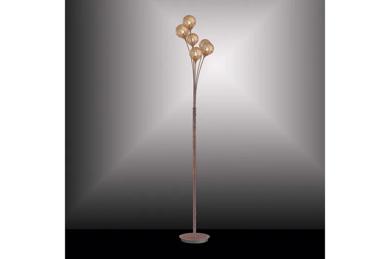 Sheree Gulvlampe - Oransje/Kobber - Belysning - Innendørsbelysning & Lamper - Gulvlampe