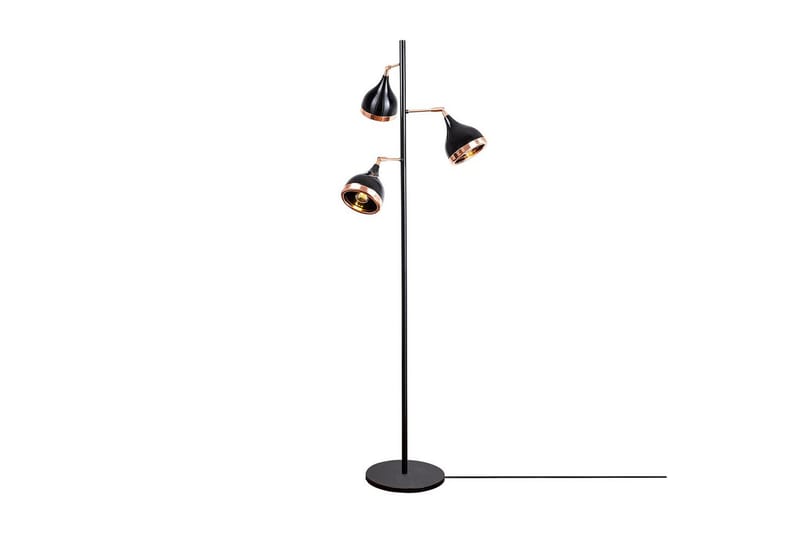 Gulvlampe Soodx Svart / Kobber - Kobber/Svart - Belysning - Innendørsbelysning & Lamper - Gulvlampe