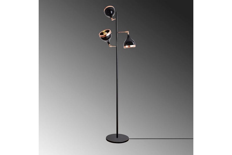 Gulvlampe Soodx Svart / Kobber - Kobber/Svart - Belysning - Innendørsbelysning & Lamper - Gulvlampe