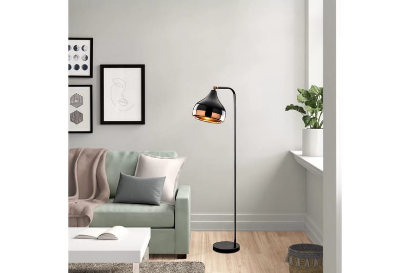 Gulvlampe Soodx Svart / Kobber - Kobber/Svart - Belysning - Innendørsbelysning & Lamper - Gulvlampe