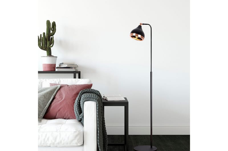 Gulvlampe Soodx Svart / Kobber - Kobber/Svart - Belysning - Innendørsbelysning & Lamper - Gulvlampe
