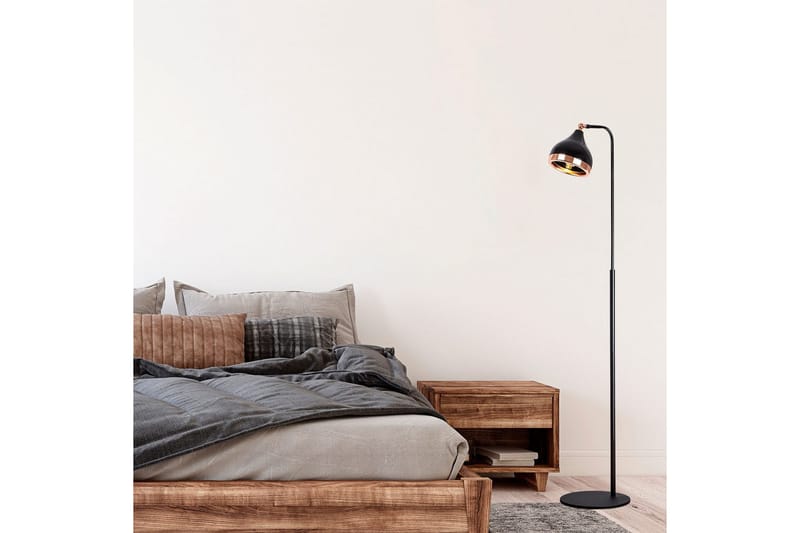 Gulvlampe Soodx Svart / Kobber - Kobber/Svart - Belysning - Innendørsbelysning & Lamper - Gulvlampe