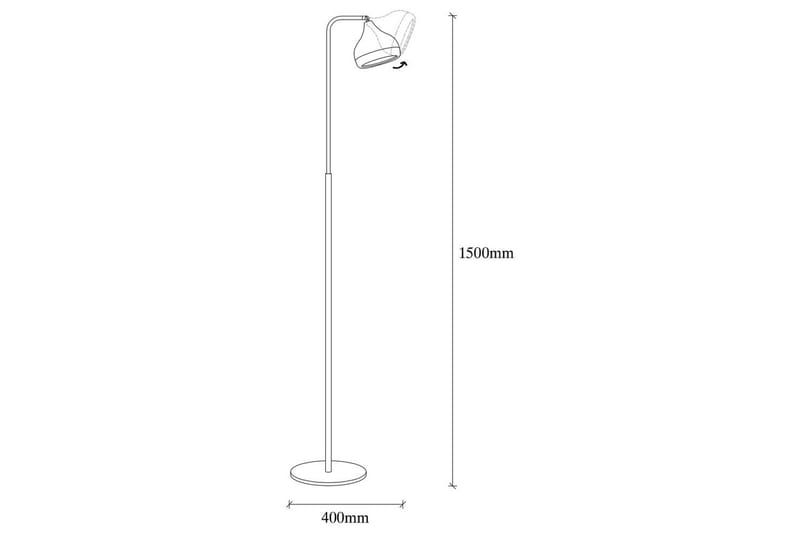 Gulvlampe Soodx Svart / Kobber - Kobber/Svart - Belysning - Innendørsbelysning & Lamper - Gulvlampe