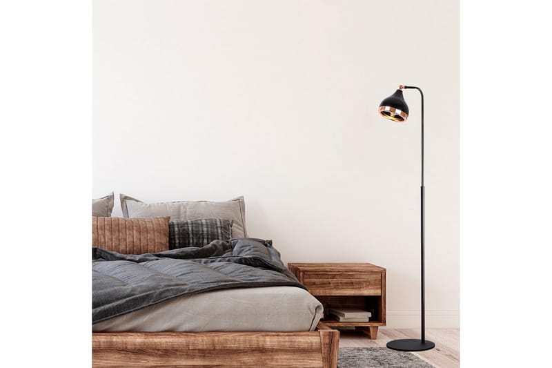 Gulvlampe Soodx Svart / Kobber - Kobber/Svart - Belysning - Innendørsbelysning & Lamper - Gulvlampe