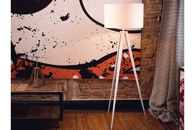 Stiletto Gulvlampe 156 cm - Hvit - Belysning - Innendørsbelysning & Lamper - Gulvlampe