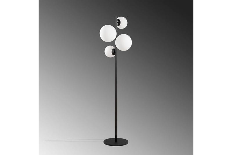 Gulvlampe Subin Svart / Hvit - Svart / Hvit - Belysning - Innendørsbelysning & Lamper - Gulvlampe