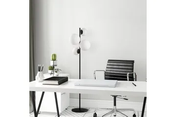 Gulvlampe Subin Svart / Hvit - Svart / Hvit - Belysning - Innendørsbelysning & Lamper - Gulvlampe