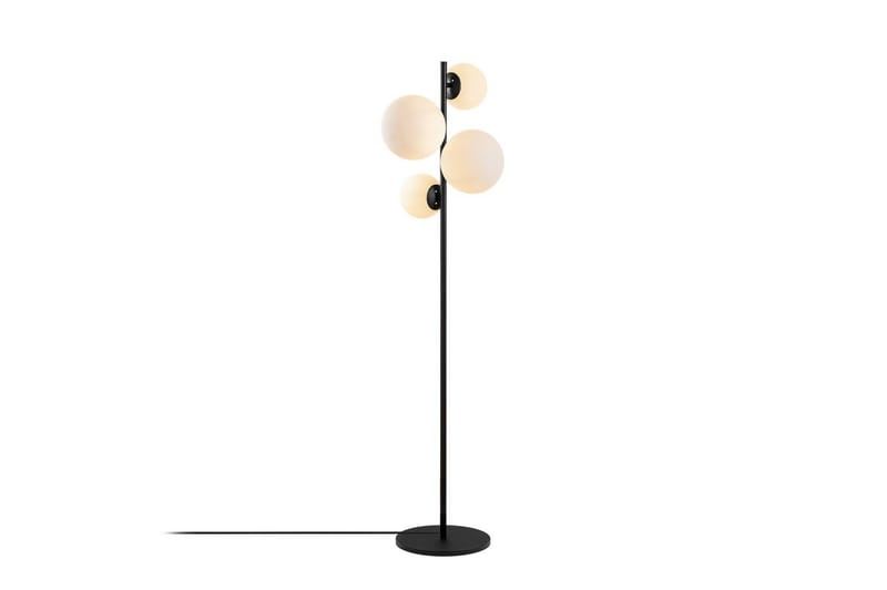 Gulvlampe Subin Svart / Hvit - Svart / Hvit - Belysning - Innendørsbelysning & Lamper - Gulvlampe