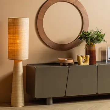 Gulvlampe Syro 130 cm - Natur - Belysning - Innendørsbelysning & Lamper - Gulvlampe