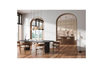 Gulvlampe TRIO Agudo Mangefarget - Mangefarget - Belysning - Innendørsbelysning & Lamper - Gulvlampe