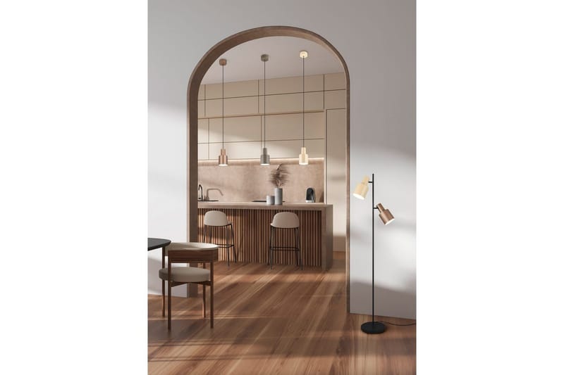 Gulvlampe TRIO Agudo Mangefarget - Mangefarget - Belysning - Innendørsbelysning & Lamper - Gulvlampe