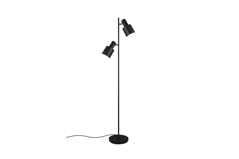 Gulvlampe TRIO Agudo Matt svart - Matt svart - Belysning - Innendørsbelysning & Lamper - Gulvlampe