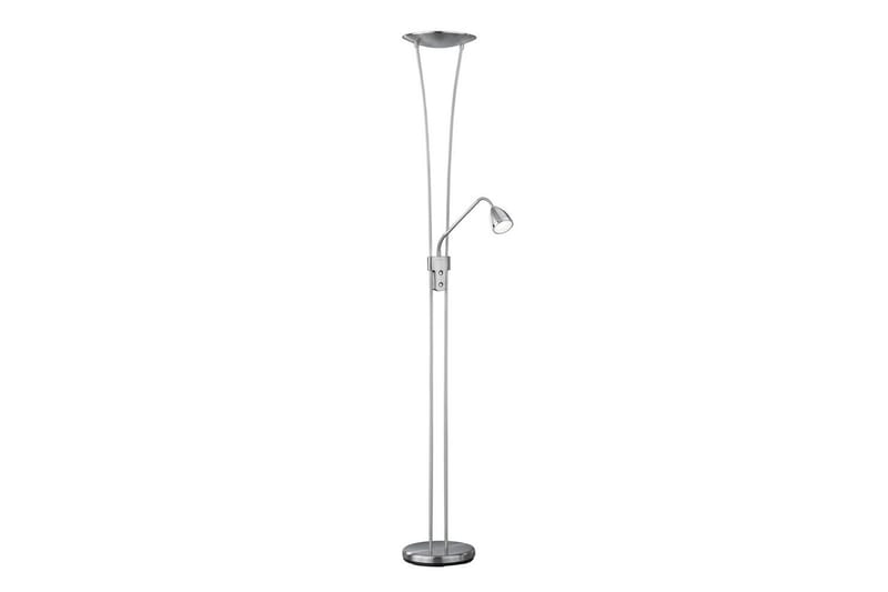 Gulvlampe TRIO Arizona Børstet stål - Børstet stål - Belysning - Innendørsbelysning & Lamper - Gulvlampe