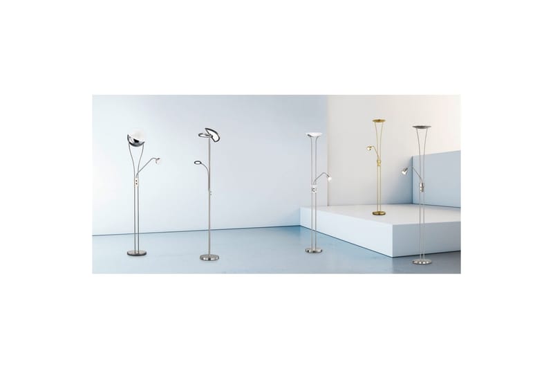 Gulvlampe TRIO Arizona Messing - Messing - Belysning - Innendørsbelysning & Lamper - Gulvlampe
