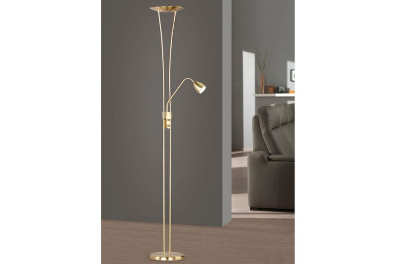 Gulvlampe TRIO Arizona Messing - Messing - Belysning - Innendørsbelysning & Lamper - Gulvlampe