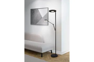 Gulvlampe TRIO Barrie Matt svart - Matt svart - Belysning - Innendørsbelysning & Lamper - Gulvlampe