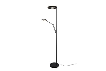 Gulvlampe TRIO Barrie Matt svart