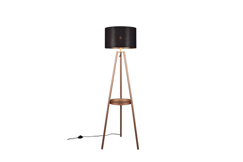 Gulvlampe TRIO Colette Kaffebrun - Kaffebrun - Belysning - Innendørsbelysning & Lamper - Gulvlampe
