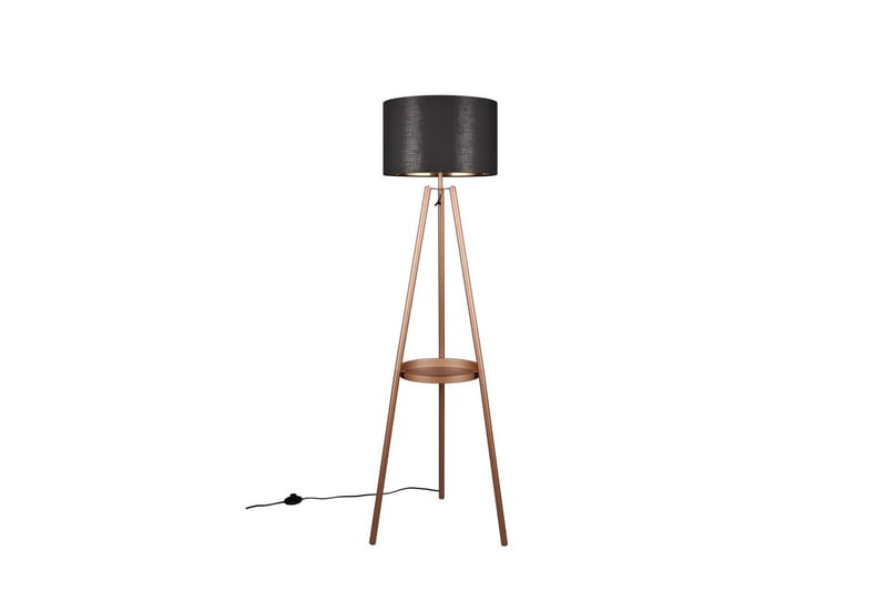 Gulvlampe TRIO Colette Kaffebrun - Kaffebrun - Belysning - Innendørsbelysning & Lamper - Gulvlampe