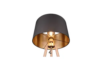 Gulvlampe TRIO Colette Kaffebrun - Kaffebrun - Belysning - Innendørsbelysning & Lamper - Gulvlampe