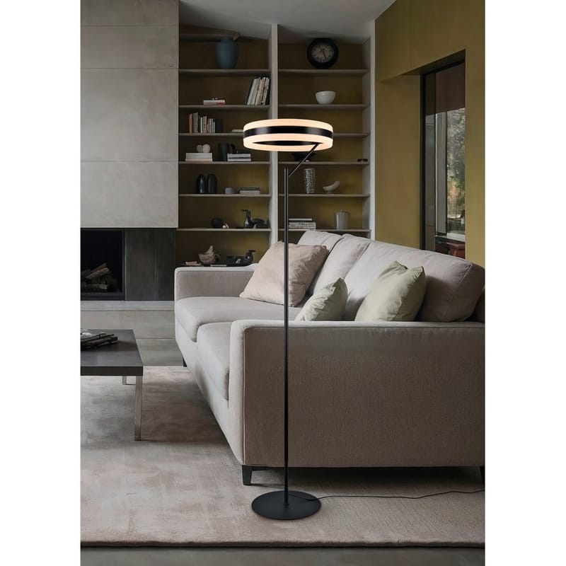 Gulvlampe TRIO Dios - Matt svart - Belysning - Innendørsbelysning & Lamper - Gulvlampe