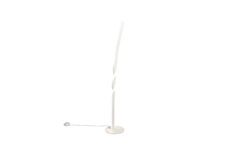 Gulvlampe TRIO Ginko Matt hvit, Matt hvit