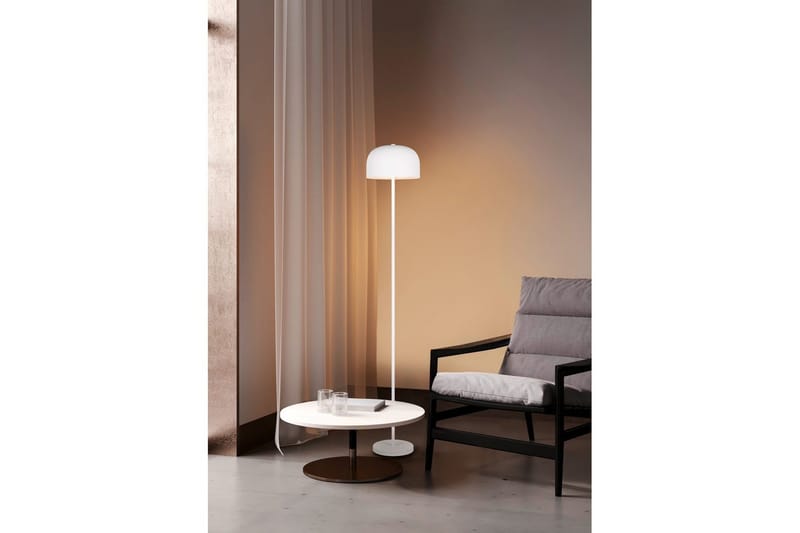 Gulvlampe TRIO Jeff Matt hvit - Matt hvit - Belysning - Innendørsbelysning & Lamper - Gulvlampe