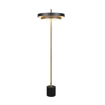 Gulvlampe TRIO Keaton - Matt svart/Messing - Belysning - Innendørsbelysning & Lamper - Gulvlampe