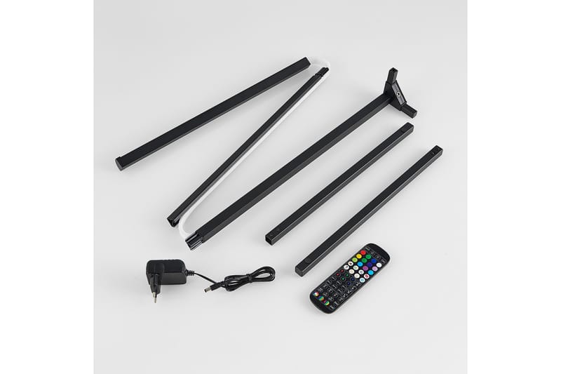 Trio Lighting Level LED Gulvlampe Svart RGB - Belysning - Innendørsbelysning & Lamper - Gulvlampe