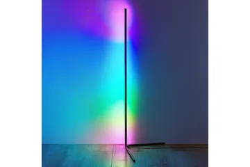 Trio Lighting Level LED Gulvlampe Svart RGB - Belysning - Innendørsbelysning & Lamper - Gulvlampe