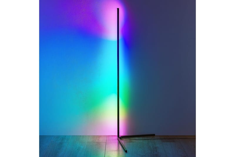 Trio Lighting Level LED Gulvlampe Svart RGB - Belysning - Innendørsbelysning & Lamper - Gulvlampe